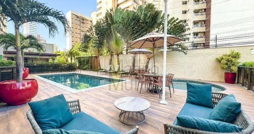 Apartamento alto padrão todo mobiliado  com 3 suítes à venda, 210,05 m² por R$ 3.090.000 - Aldeota - Fortaleza/CE