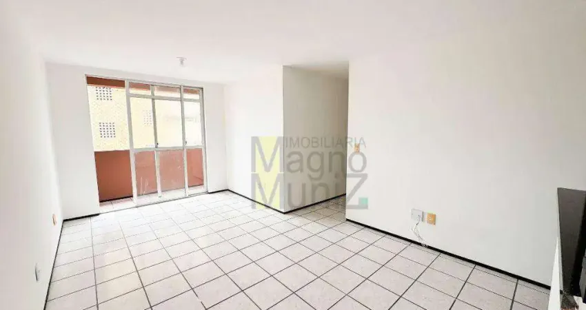 Edifício giardino casanova - apartamento com 3 quartos para alugar, 63 m² por r$ 1.400/mês - papicu - fortaleza/ce