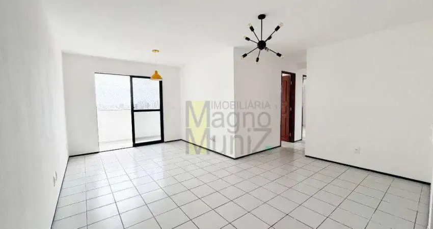 Edifício jardim de bragança - apartamento com 3 quartos para alugar, 98 m² por r$ 2.700,00/mês - cocó - fortaleza/ce