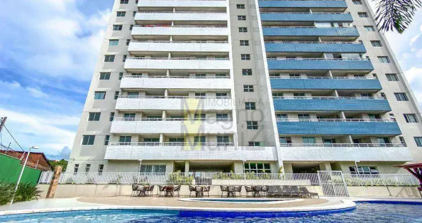 Edifício talassa dunas residence - apartamento com 2 quartos para alugar, 62 m² por r$ 2.300/mês - dunas - fortaleza/ce