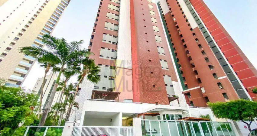 Edifício burle marx -  apartamento com 3 quartos para alugar, 251 m² por r$ 3.200/mês - aldeota - fortaleza/ce
