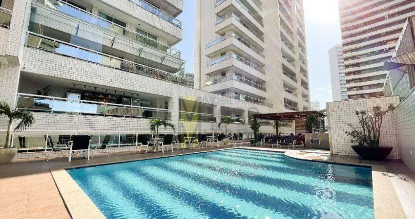 Residencial chronos - apartamento com 2 quartos para alugar, 68 m² por r$ 4.200/mês - meireles - fortaleza/ce