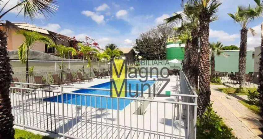 Condomínio conquista eusébio - apartamento com 2 quartos para alugar, 46 m² por r$ 1.300/mês - eusébio - eusébio/ce