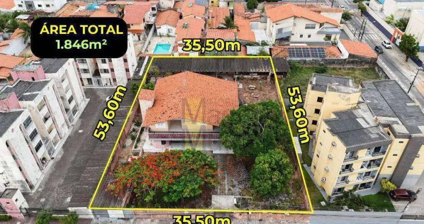 Terreno à venda, 1.846 m² por R$ 2.900.000 - Cidade dos Funcionários - Fortaleza/CE