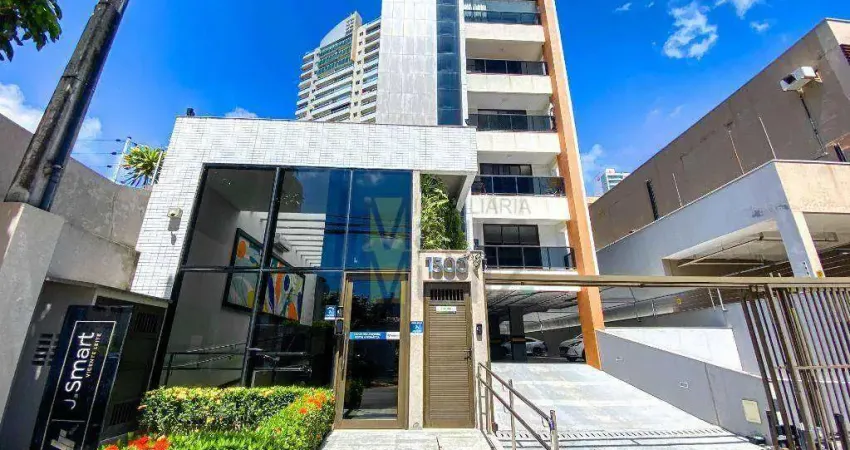 Condomínio J. Smart - Apartamento com 1 quarto para alugar, 42 m² por R$ 2.500/mês - Aldeota - Fortaleza/CE