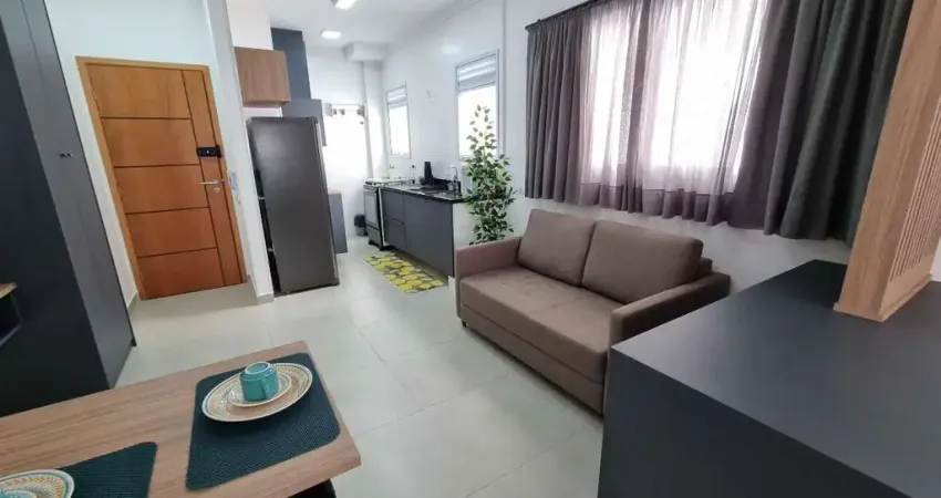 Apartamento à venda, 1 quarto, 1 vaga, José Menino - Santos/SP