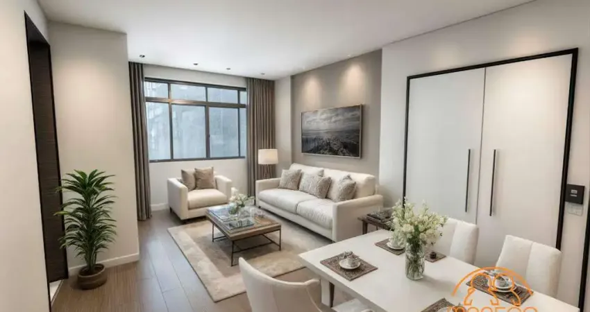 Apartamento à venda, 2 quartos, 1 suíte, 1 vaga, Campo Grande - Santos/SP