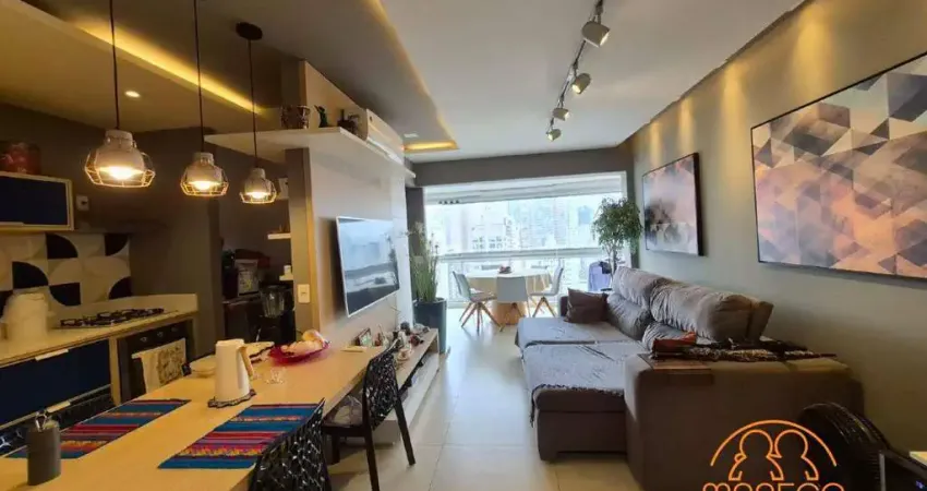 Apartamento à venda, 2 quartos, 1 suíte, 1 vaga, gonzaga - santos/sp