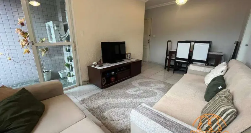 Apartamento à venda, 2 quartos, 1 suíte, 1 vaga, campo grande - santos/sp