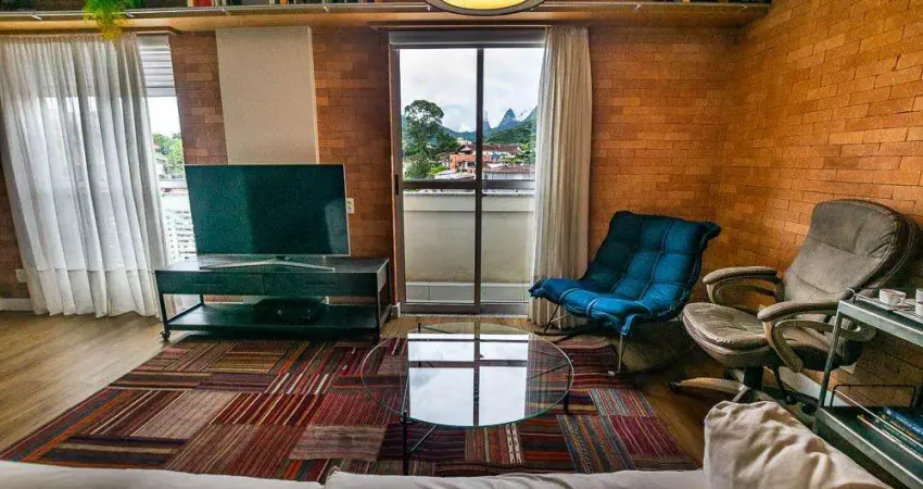 Apartamento com 1 dormitório, 51 m² - venda por R$ 375.000,00 ou aluguel por R$ 3.484,14/mês - Jardim Cascata - Teresópolis/RJ