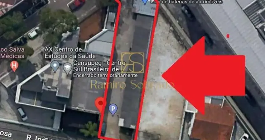 TERRENO ZR3 - COMERCIAL E RESIDENCIAL - 475M  - 11M DE TESTADA PARA A INÁCIO LUSTOSA - SÃO FRANCISCO