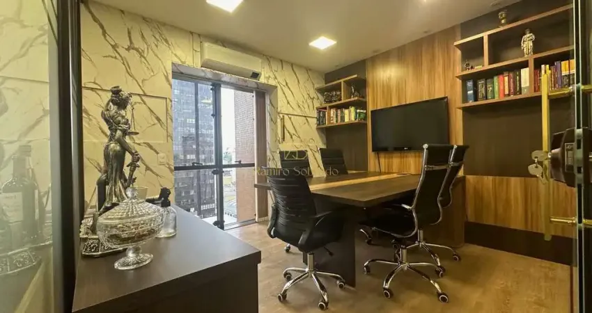 Conjunto comercial mobiliado - 2 vagas - bairro centro - 51,48m²