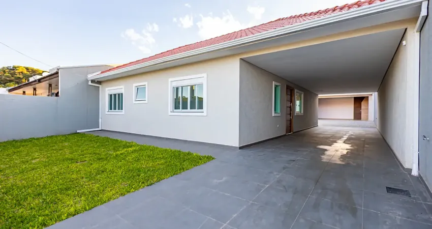 Casa com 179,51m² no bairro estados em fazenda rio grande e amplo terreno 360m²