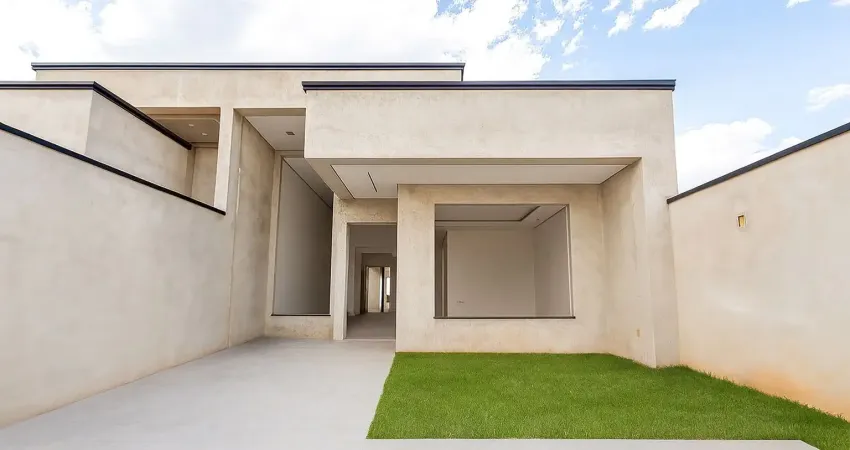 Casa térrea com 3 quartos, piscina e gourmet no bairro nações fazenda rio grande