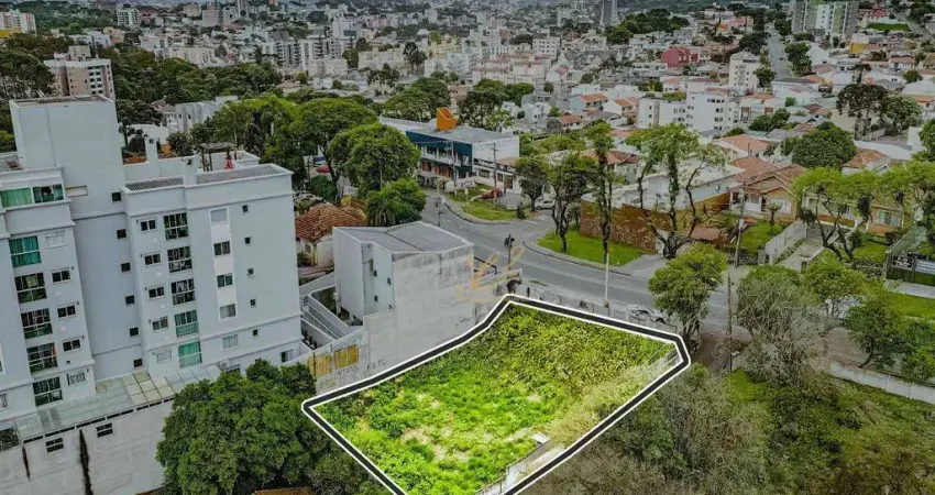 Terreno de esquina em avenida movimentada no tingui - 537m² !