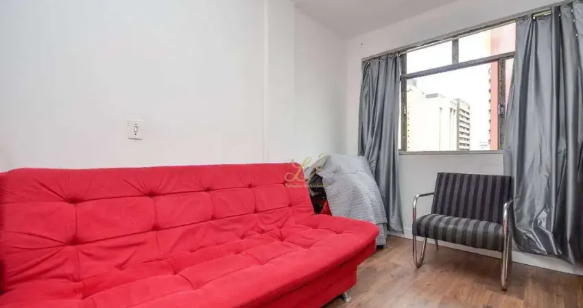Excelente kitnet com 21 m² no centro de curitiba - aceita airbnb!