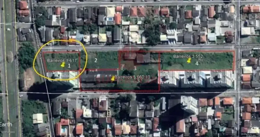 Terreno à venda na Rua Hidalgo Araújo, 1682, Jardim Cidade de Florianópolis, São José