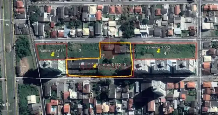 Terreno à venda na Rua Hidalgo Araújo, 1544, Jardim Cidade de Florianópolis, São José