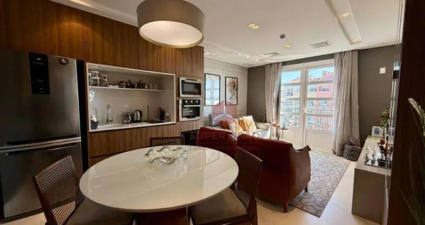 Flat com 1 quarto à venda, 62 m² por R$ 1.850.000 - Jurerê Internacional - Florianópolis/SC