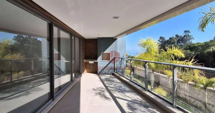 Apartamento à venda, 164 m² por r$ 2.450.000,00 - cacupé - florianópolis/sc
