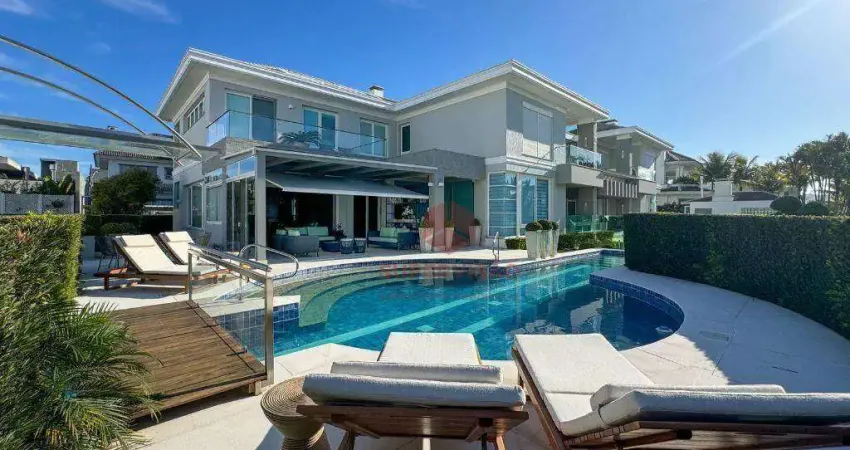 Casa com 6 quartos à venda, 1085 m² por r$ 23.000.000 - jurerê internacional - florianópolis/sc