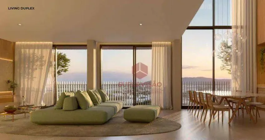 Apartamento duplex com 4 dormitórios à venda, 200 m² por r$ 7.288.887 - jurerê - florianópolis/sc