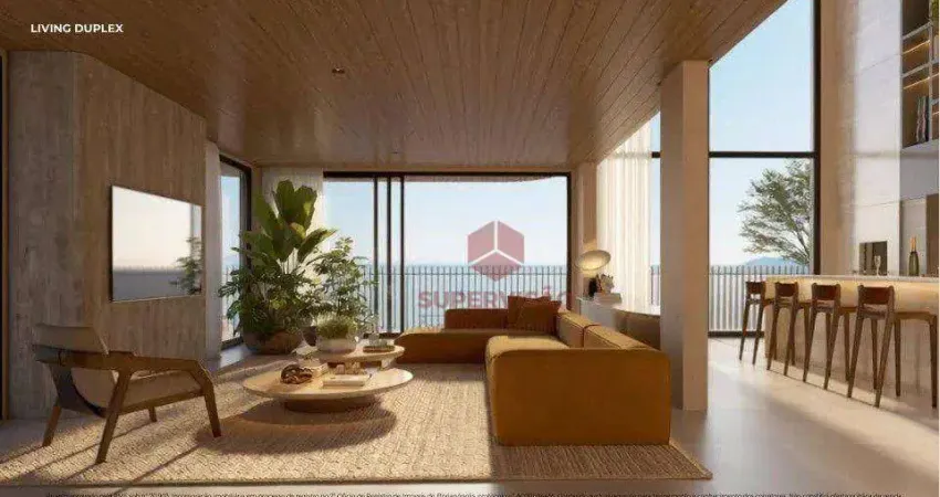 Apartamento duplex com 3 dormitórios à venda, 147 m² por r$ 5.282.478 - jurerê - florianópolis/sc