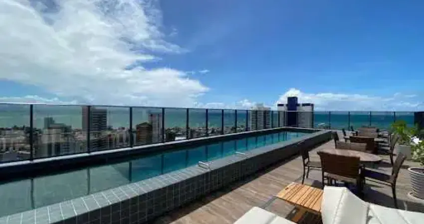 Flat com 1 dormitório à venda por R$ 500.000,00 - Tambaú - João Pessoa/PB