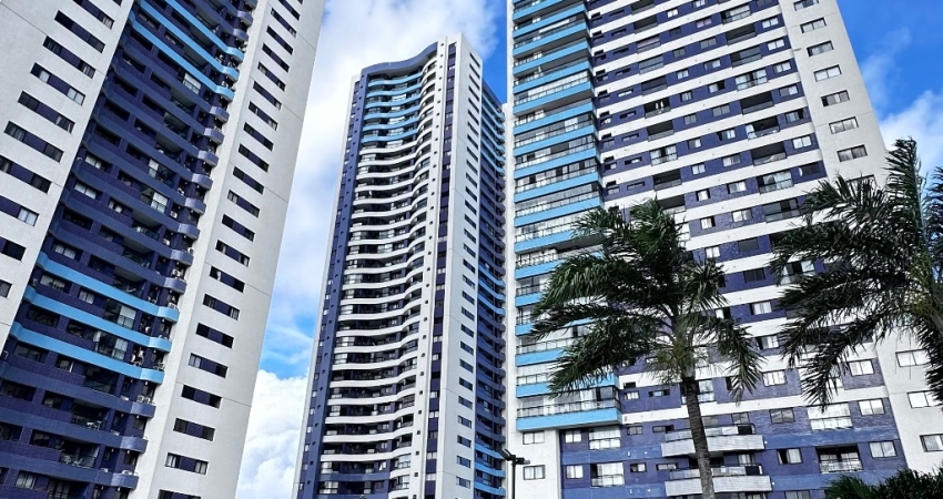 Apartamento 2/4 com suíte, andar altíssimo, pronto para morar!!!