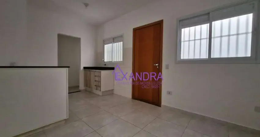Apartamento com 2 dormitórios para alugar, 37 m² por R$ 2.161,49/mês - Vila Moinho Velho - São Paulo/SP