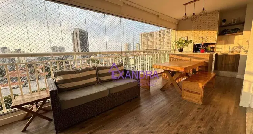 Apartamento com 3 suítes, sacada gourmet, à venda, 127 m² por R$ 1.689.000 - Alto do Ipiranga - São Paulo/SP
