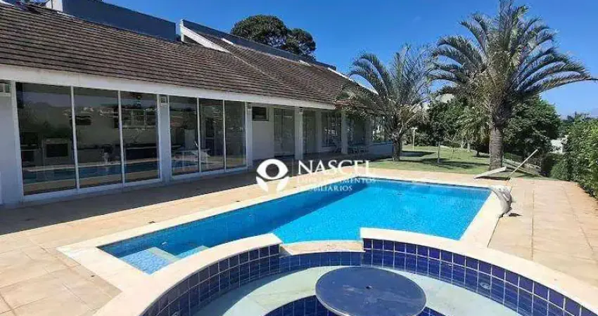 Venda ou locação - casa térrea - jardim das palmeiras - terreno 4.536,50  m² - construção 369,04m²  -  3 suítes