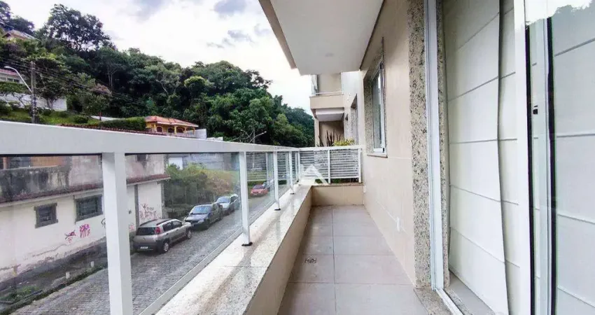 Apartamento com 2 dormitórios à venda, 66 m² por R$ 529.000 - Agriões - Teresópolis/RJ