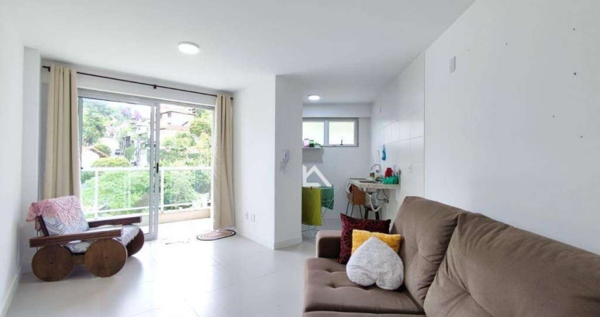 Apartamento com 1 dormitório à venda, 44 m² por R$ 470.000,00 - Agriões - Teresópolis/RJ