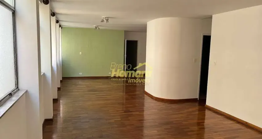 Apartamento para locação de 155m² com 3 dormitórios com 2 vagas de garagem no bairro da santa cecíl