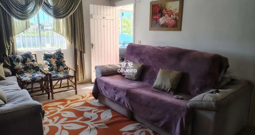 Casa mobiliada, á venda no residencial pinheiro, 2 dormitórios, vaga de garagem,