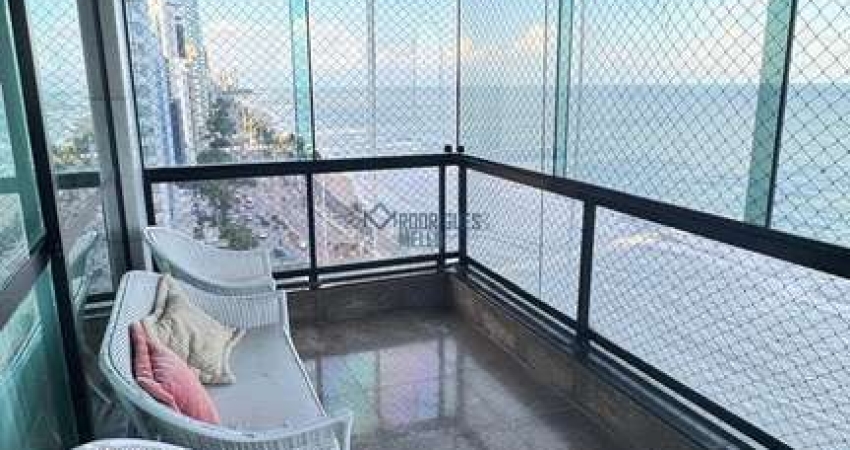 Apartamento em Boa Viagem  - 210 m2 - 4 quartos - Avenida Boa Viagem - Edf Fernando Pessoa -  Recife