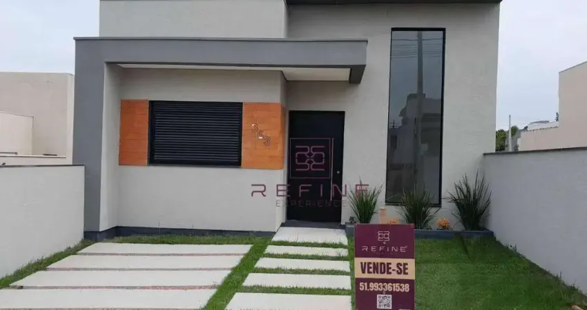 Casa com 3 dormitórios à venda, 84 m² por R$ 590.000,00 - Reserva Bela Vista - Gravataí/RS
