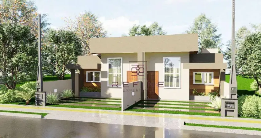 Casa com 3 dormitórios à venda, 80 m² por r$ 490.000 - bom sucesso - gravataí/rs