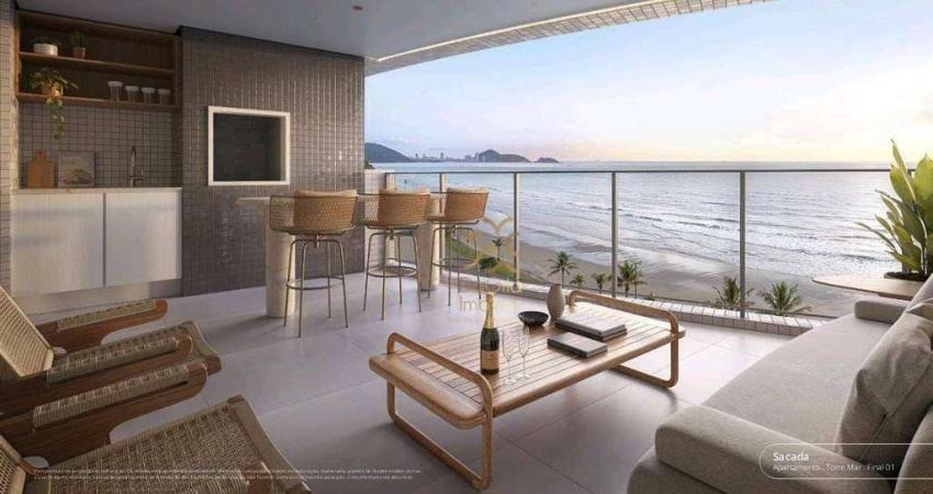 Apartamento Garden com 3 dormitórios sendo as 3 suítes, 3 vagas de garagens, à venda - Centro - Guaratuba/PR localização incrível, Pé na Areia.