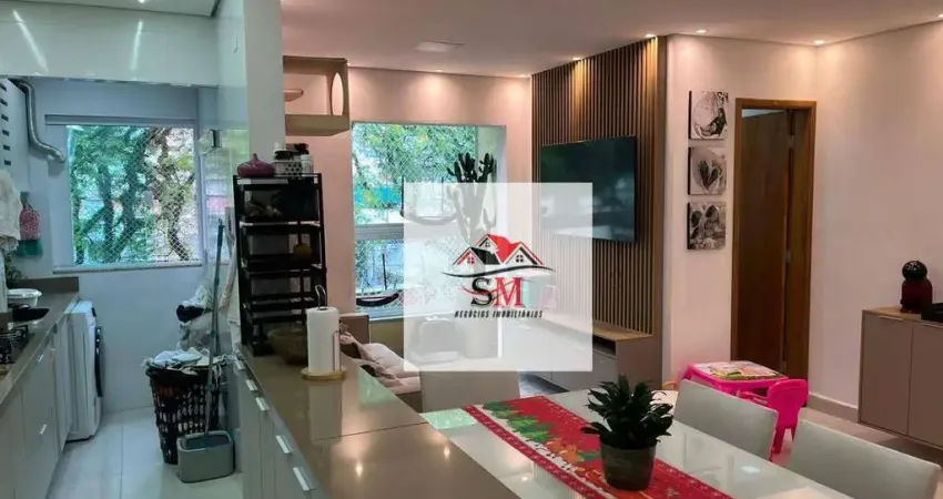 Apartamento com 3 dormitórios à venda, 75 m² por R$ 540.000,00 - Campestre - Santo André/SP