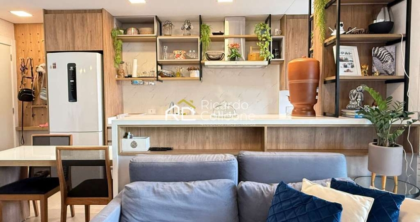 Apartamento NOVO, 75m2, 2 Quartos, 1 Vaga, Mobiliado. Condomínio Trebbiano Ecoville.