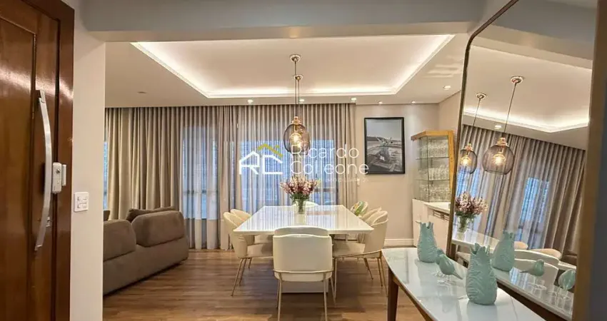 Apartamento alto padrão, face norte, andar alto, 166m2, 3 suítes, 3 vagas.