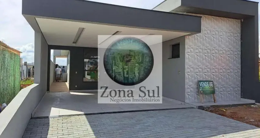 Exlente casa nova condominio conceituado 3 dormitórios com pe direito alto