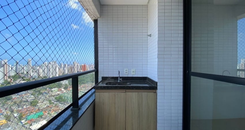 Apartamento 107m² | varanda | 4 quartos  | 5 banheiros | dependência completa  | 3 vagas cobertas