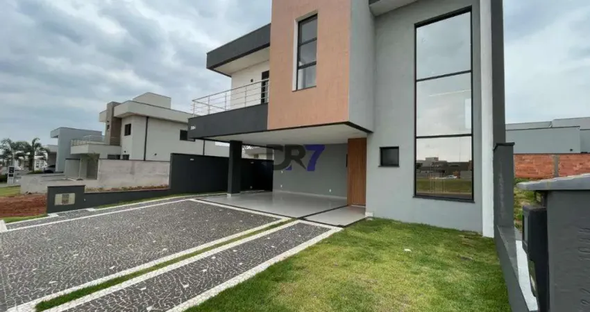 Sobrado à venda em paulínia, parque brasil 500, com 4 suítes, com 265 m², residencial royal garden