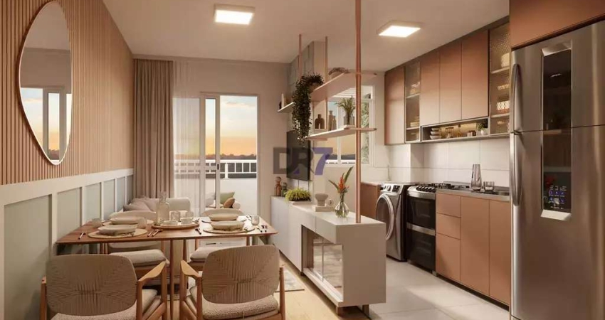 Apartamento à venda em Campinas, Jardim Morumbi, com 2 quartos, com 43 m², Residencial Canoas