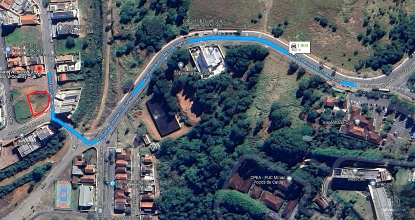 Terreno à venda no Jardim dos Manacás, Poços de Caldas 
