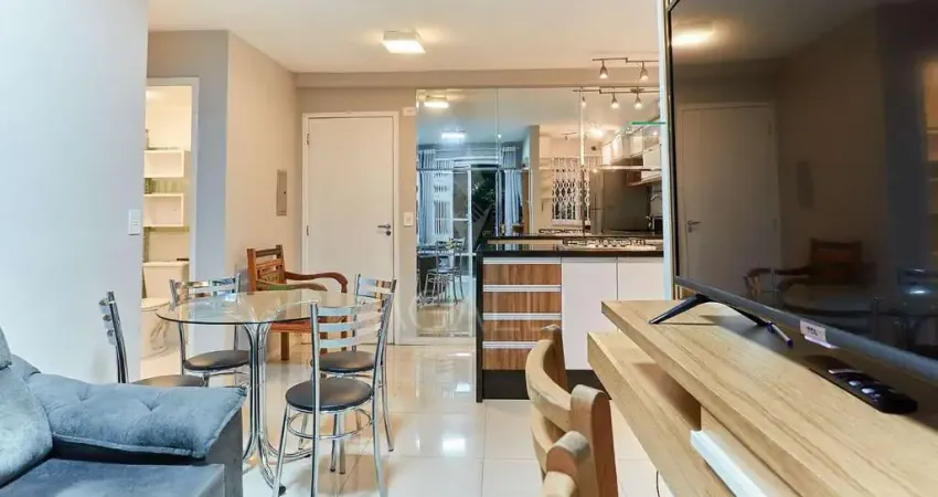 Apartamento garden semi mobiliado para locação, hauer, curitiba - pr