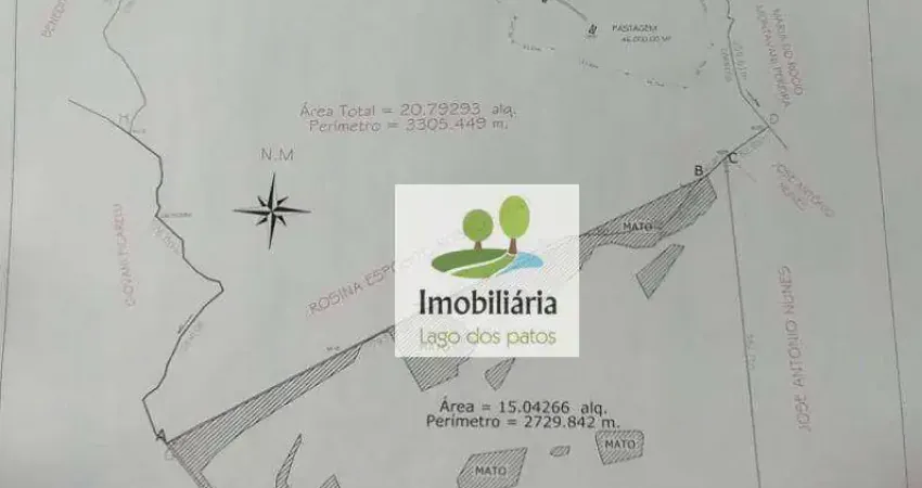 Terreno à venda, 377000 m² por R$ 2.999.990,00 - Itapeva - Itapeva/MG